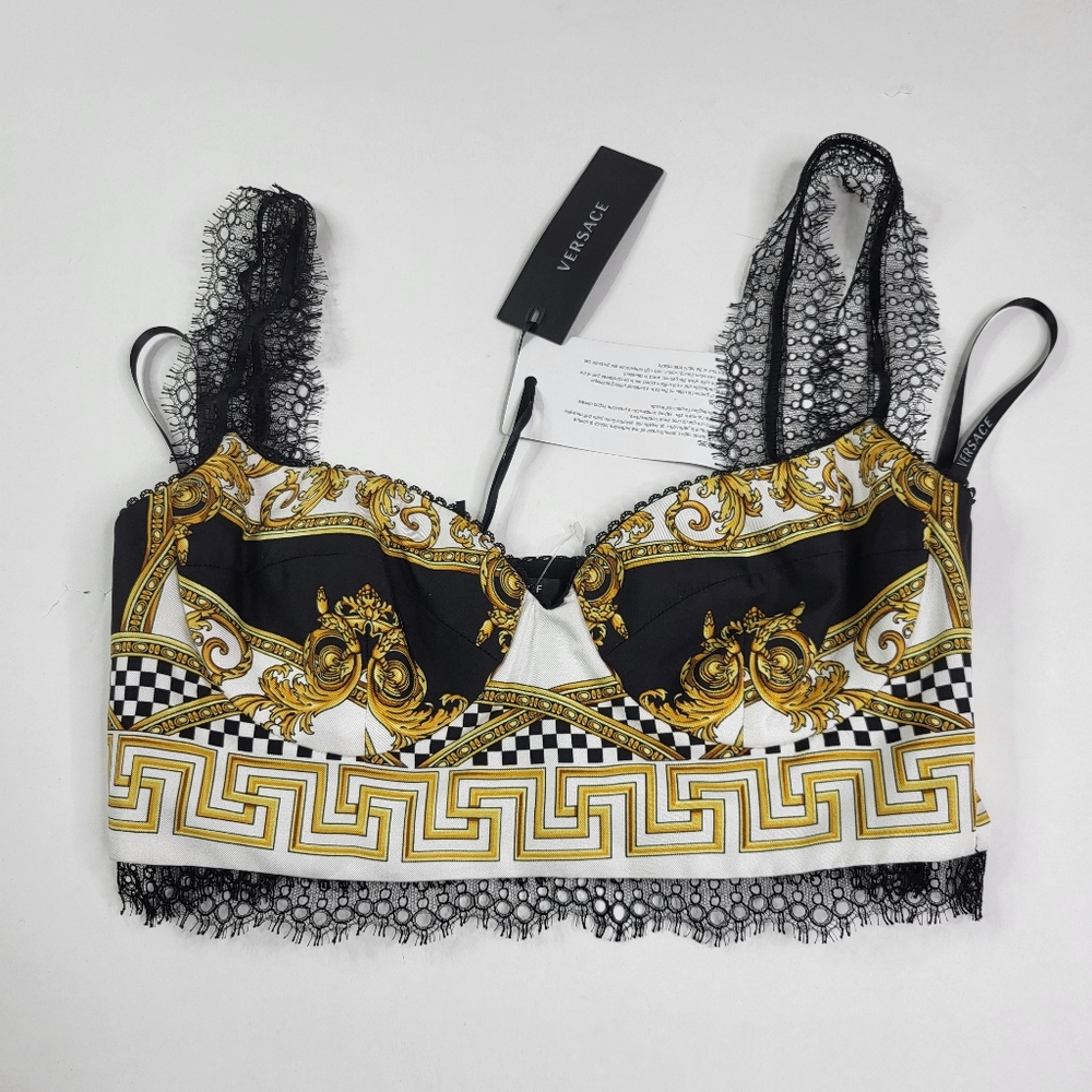 Versace La Coupe Des Dieux Bralette sz 36 / US 2